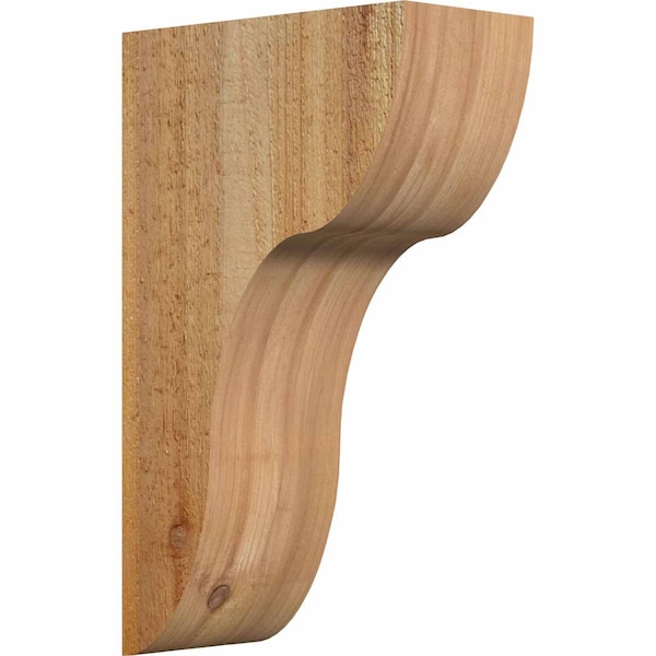 Ekena Millwork Carmel Rough Sawn Corbel, Western Red Cedar, 6"W x 12"D x 20"H COR06X12X20CAR00RWR - main